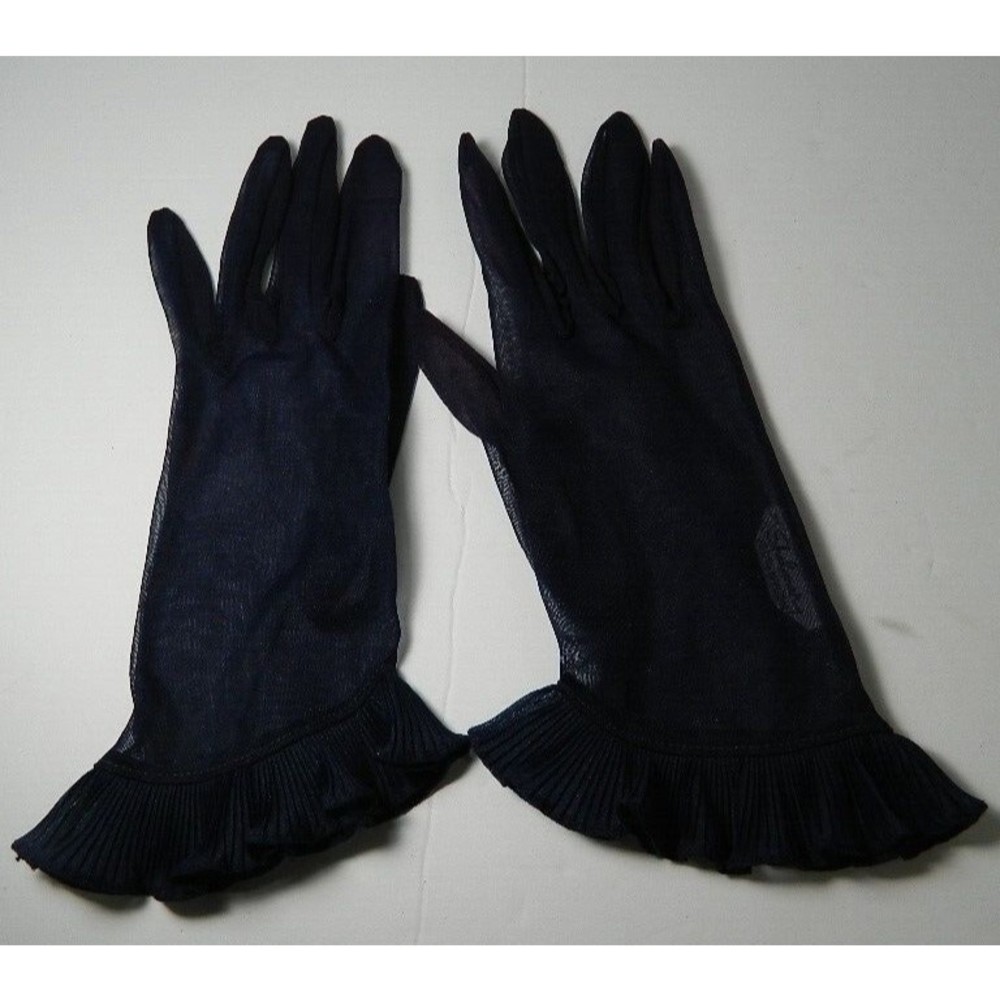 Elegant Navy Blue Women's Gloves